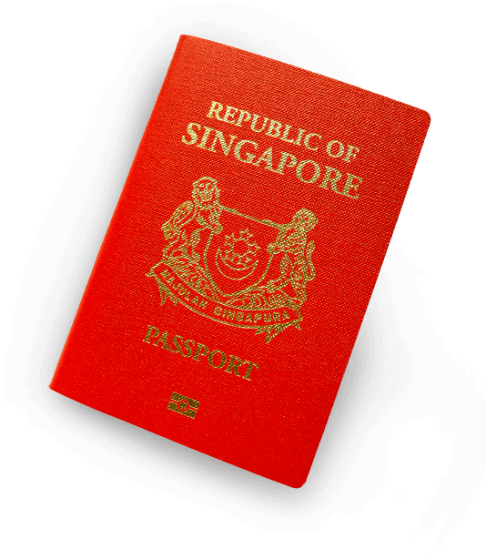 Singapore Passport Cover PNG