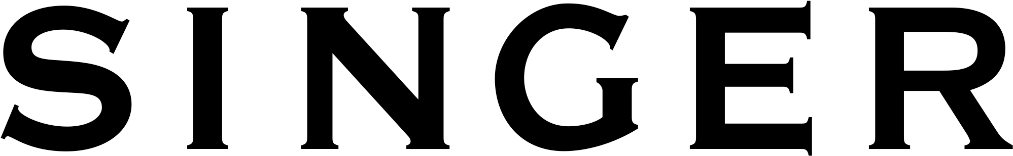 Singer Brand Logo PNG