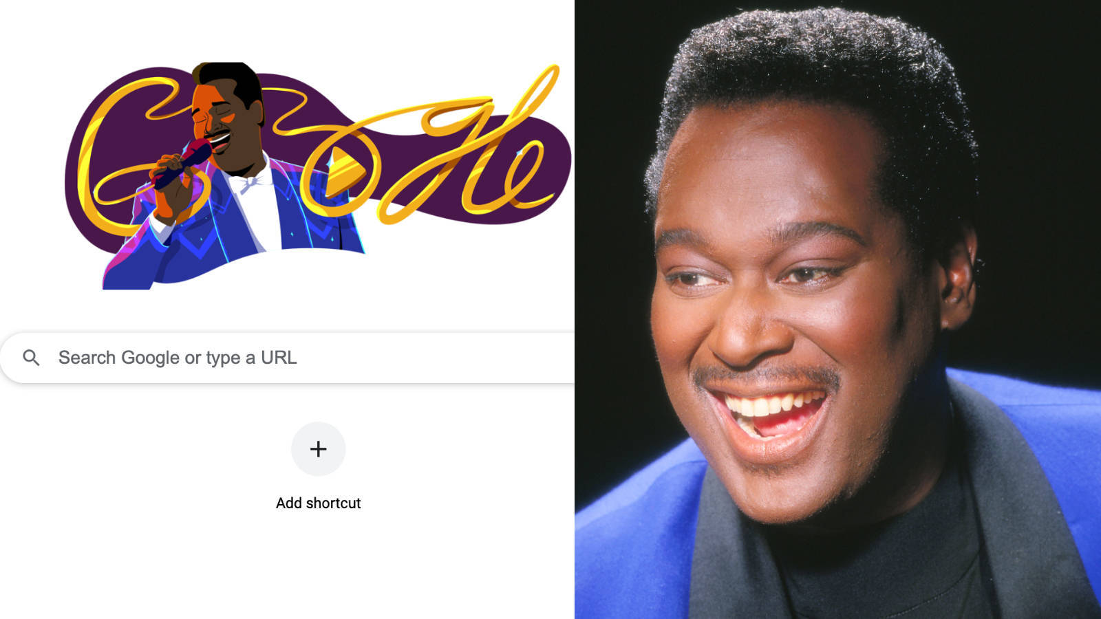 Singer Luther Vandross Google Wallpaper