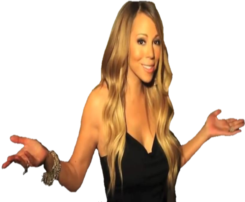 Singerin Black Dress Gesture PNG