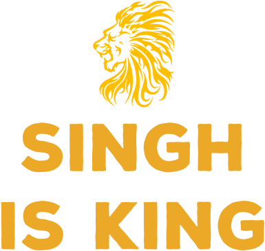 Singh Is King Lion Logo PNG