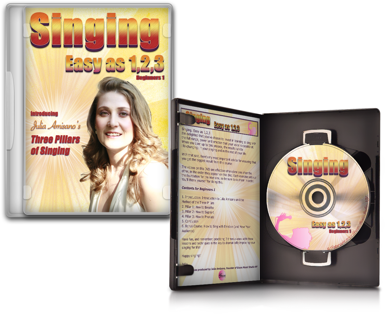 Singing Lesson D V D Set PNG