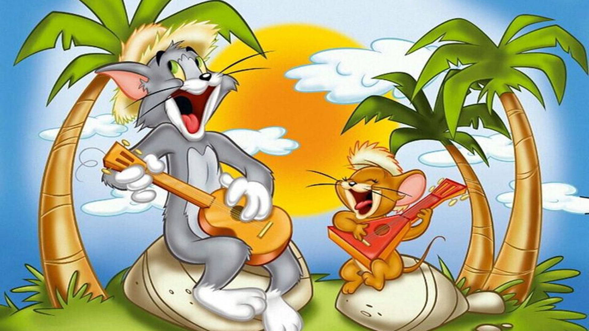 Singing Tom And Jerry Background