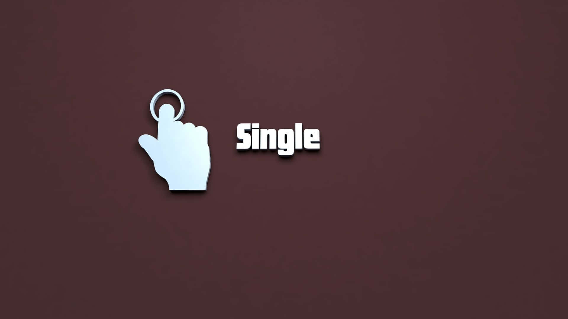 Single Logo On A Brown Background