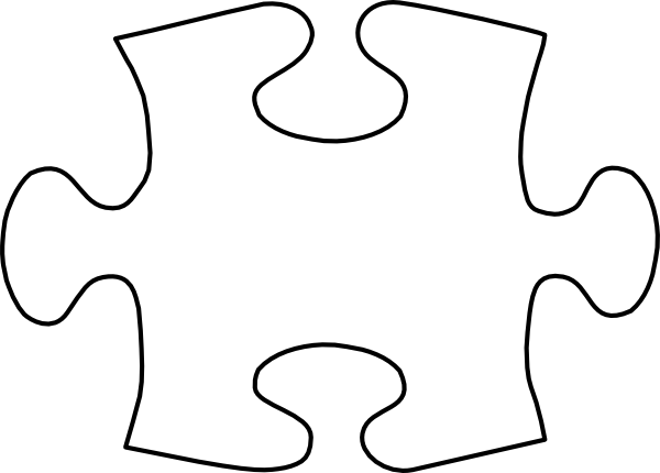 Single Blank Jigsaw Puzzle Piece PNG