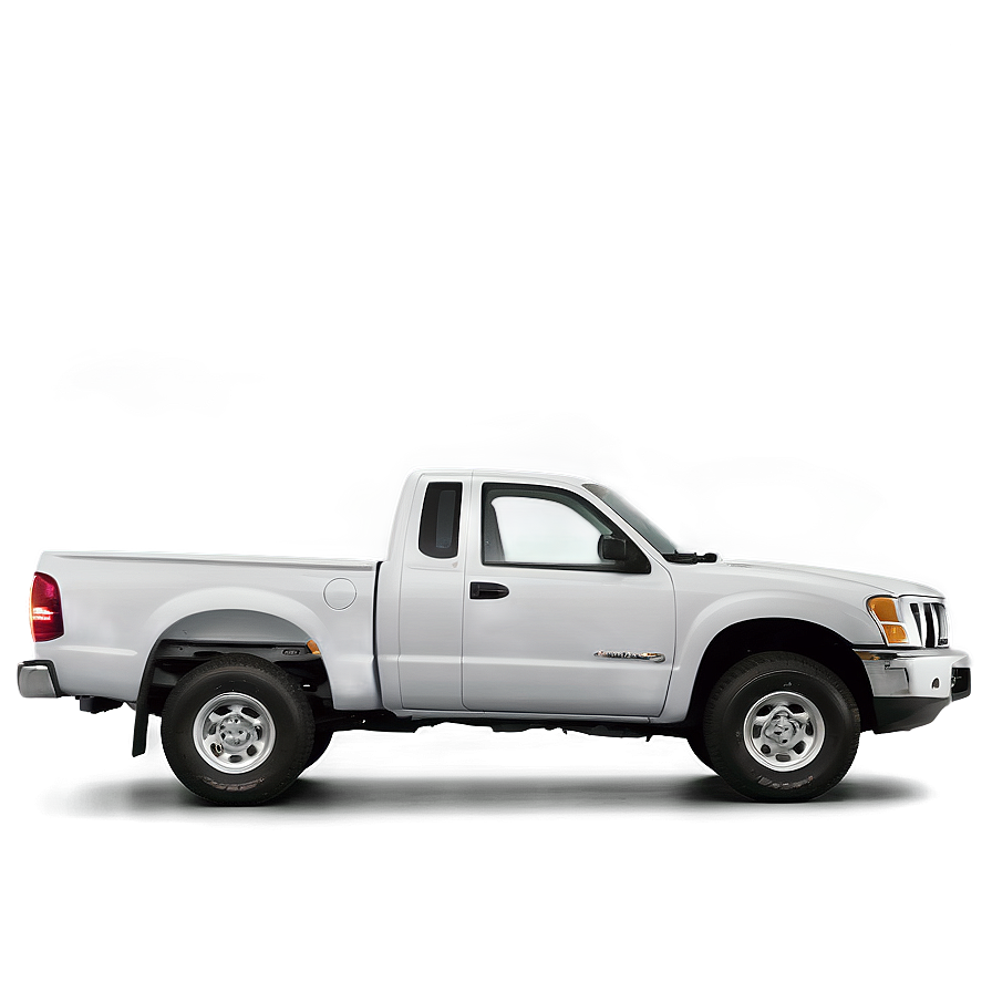 Single Cab Pickup Truck Png 06252024 PNG