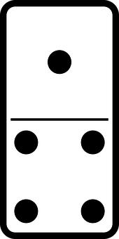 Single Domino Tile Three Five PNG