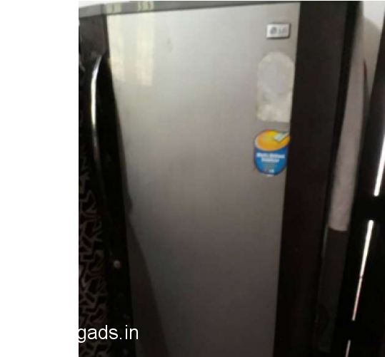 Single Door Refrigeratorwith Magnet PNG