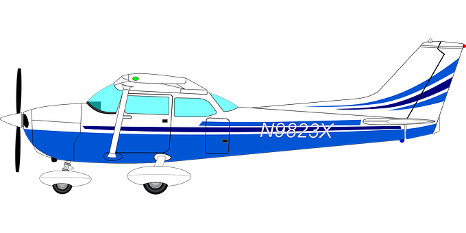 Single Engine Propeller Aircraft PNG