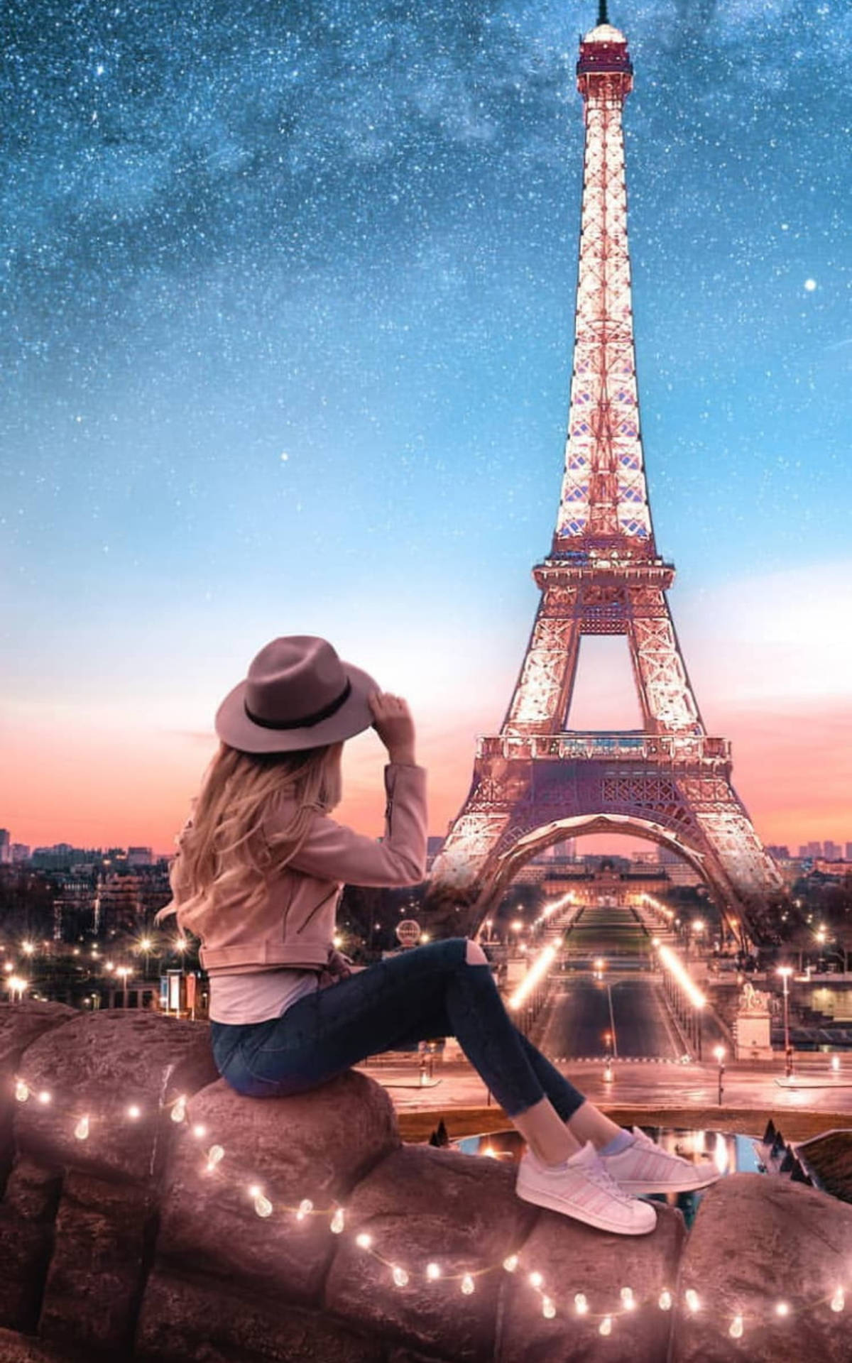 Single Girl In Paris Wallpaper