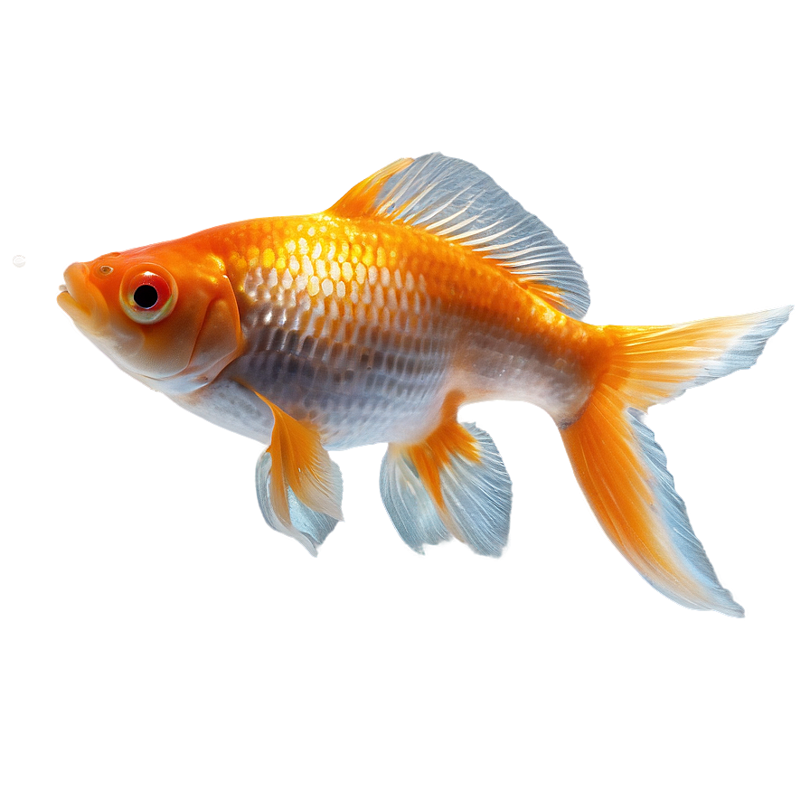 Download Single Goldfish Png Oqi28 | Wallpapers.com