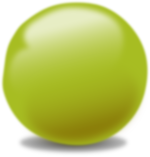 Single Green Pea Graphic PNG
