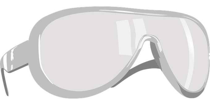 Single Lens Sunglasses Vector PNG
