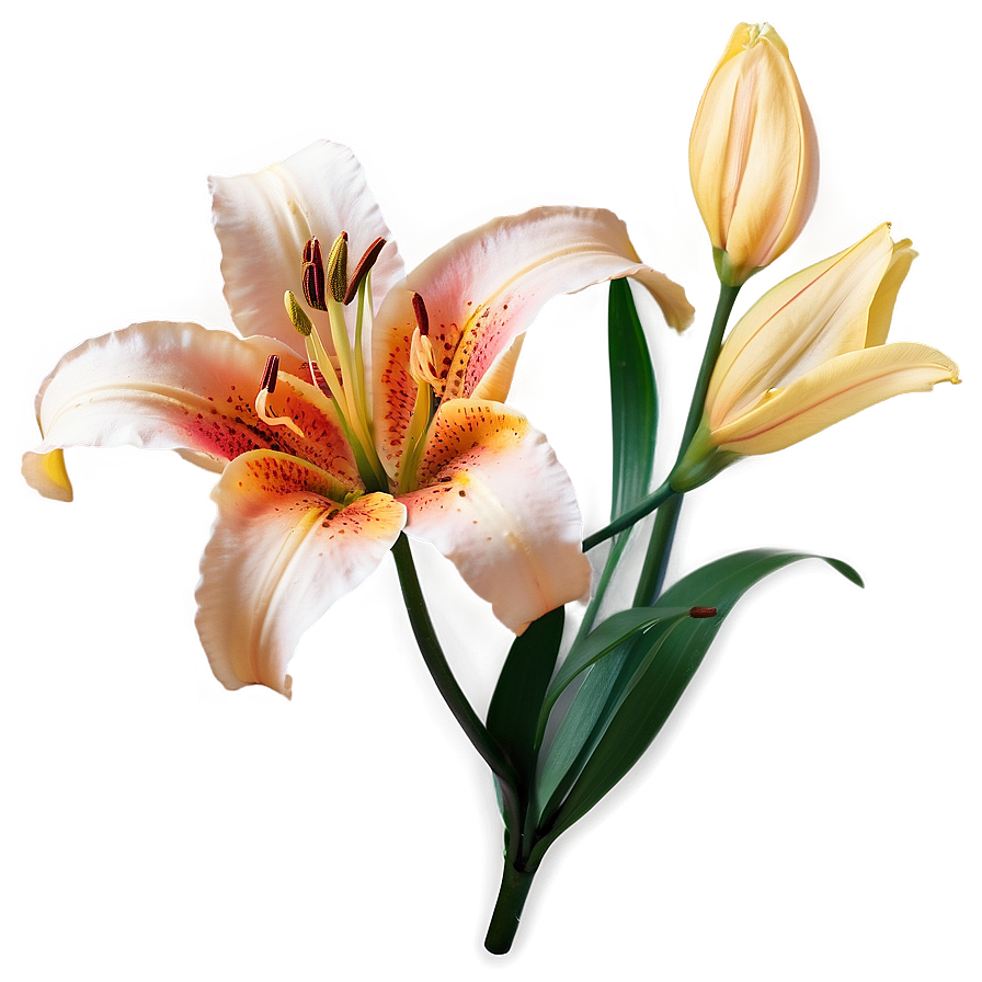 Single Lily Flower Png 06272024 PNG