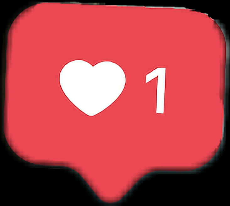 Single Love Notification Emoji PNG