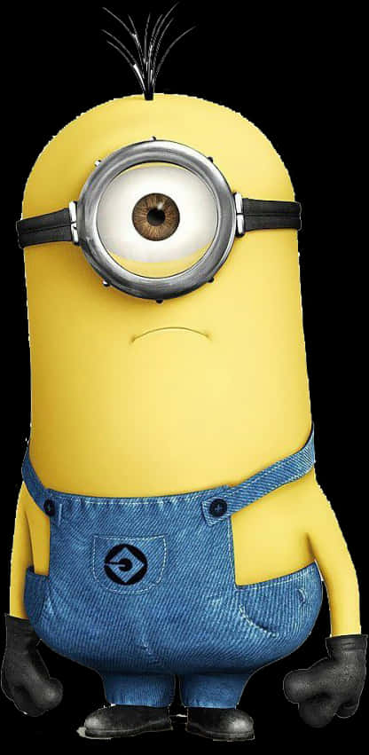 Single Minion Standing Clipart PNG