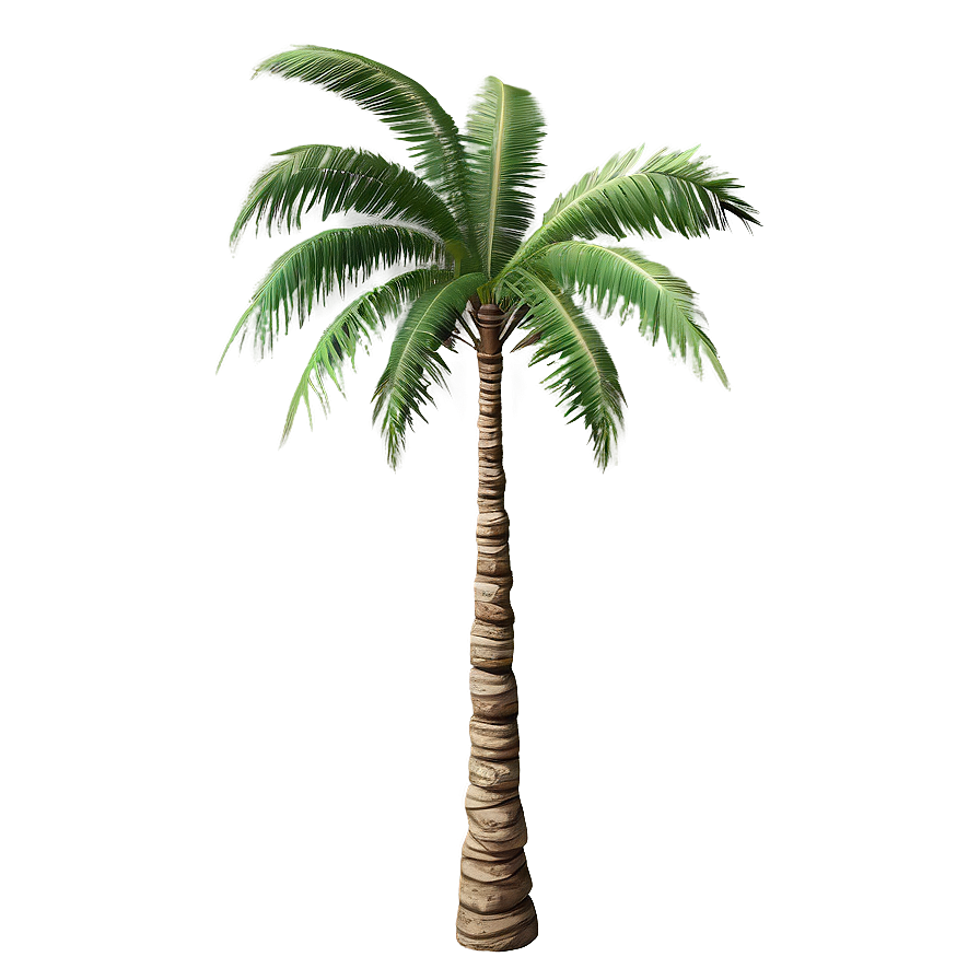 Single Palm Tree Png 04292024 PNG