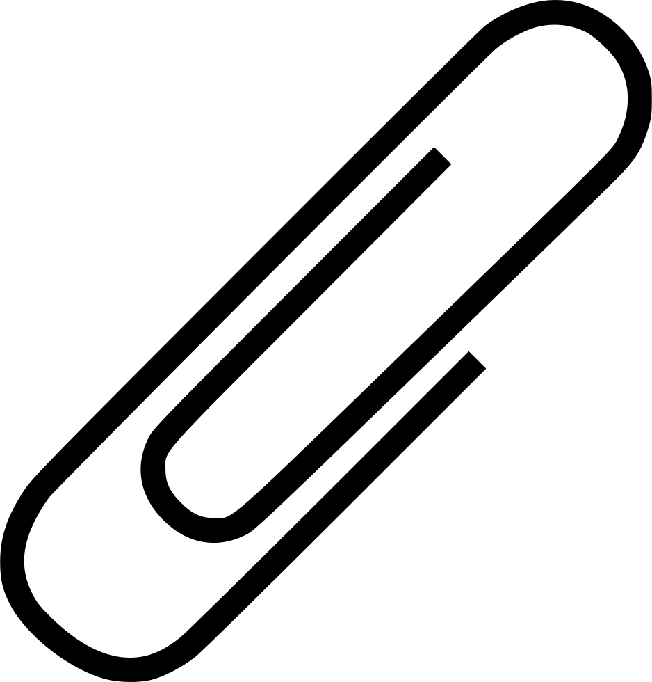 Single Paperclip Icon PNG