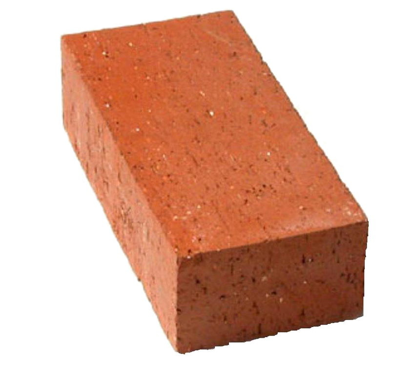 Single Red Brick Isolated PNG