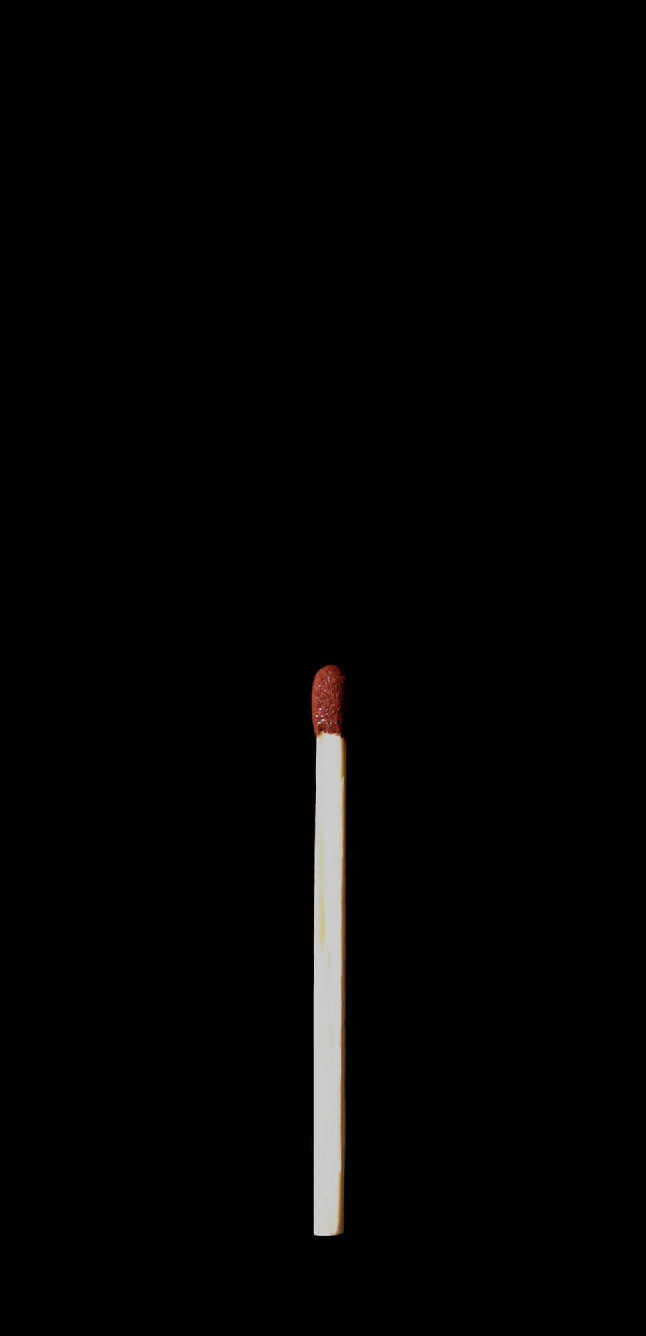 Single Red Tipped Match Wallpaper