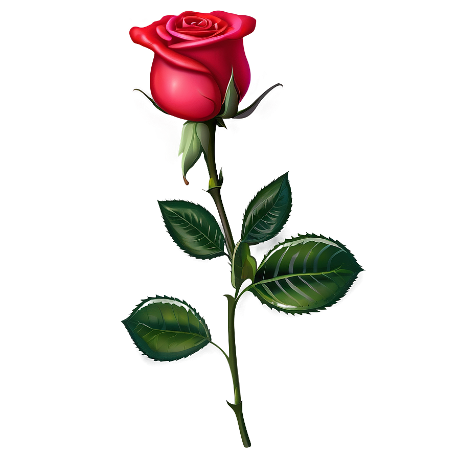 Download Single Rose Png 23 | Wallpapers.com