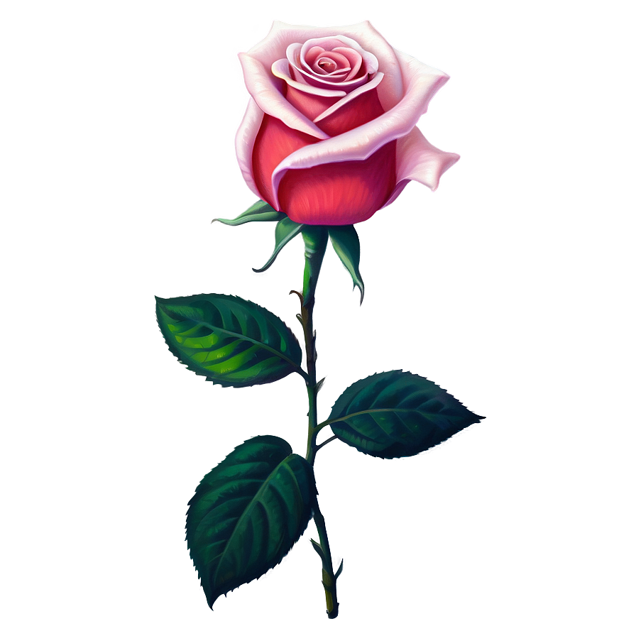 Single Rose Png Mpt46 PNG