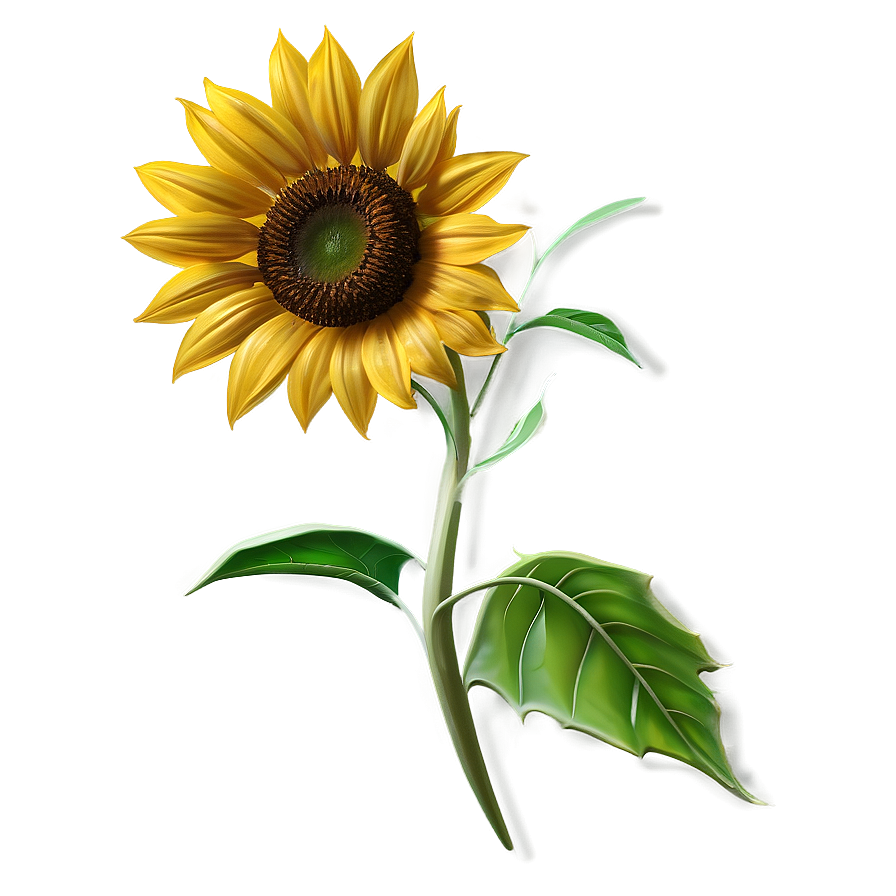 Single Sunflower Png Nbx PNG