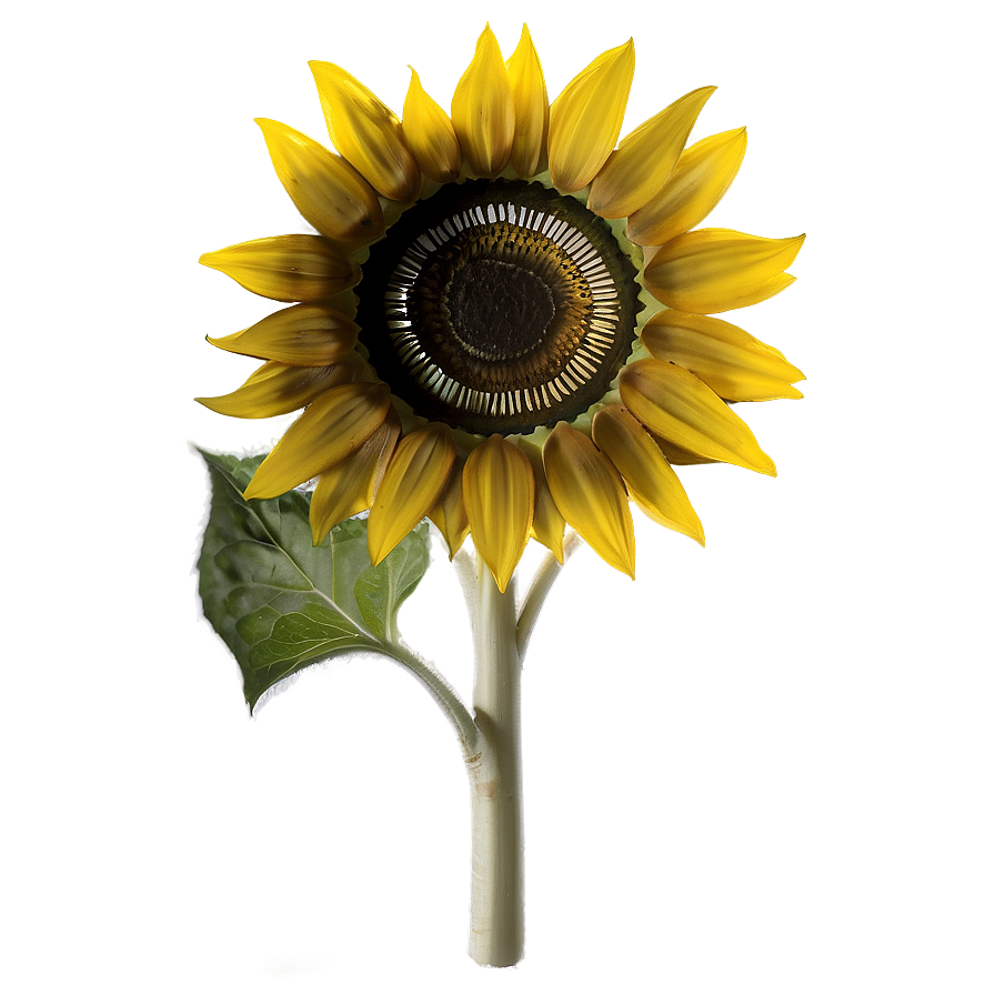 Single Sunflower Transparent Png Cod19 PNG