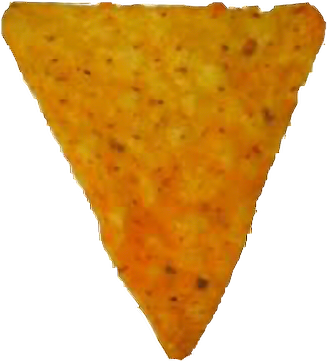 Single Tortilla Chip Isolated PNG