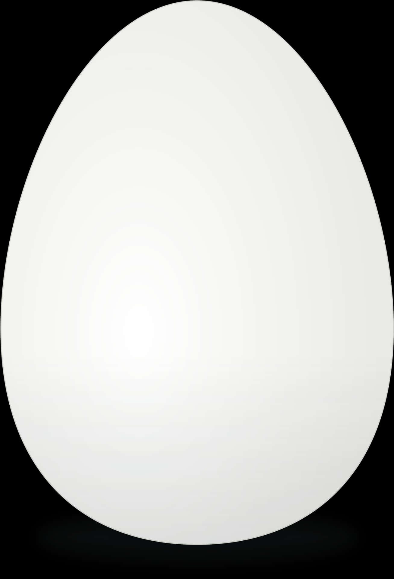 Single White Eggon Black Background.jpg PNG