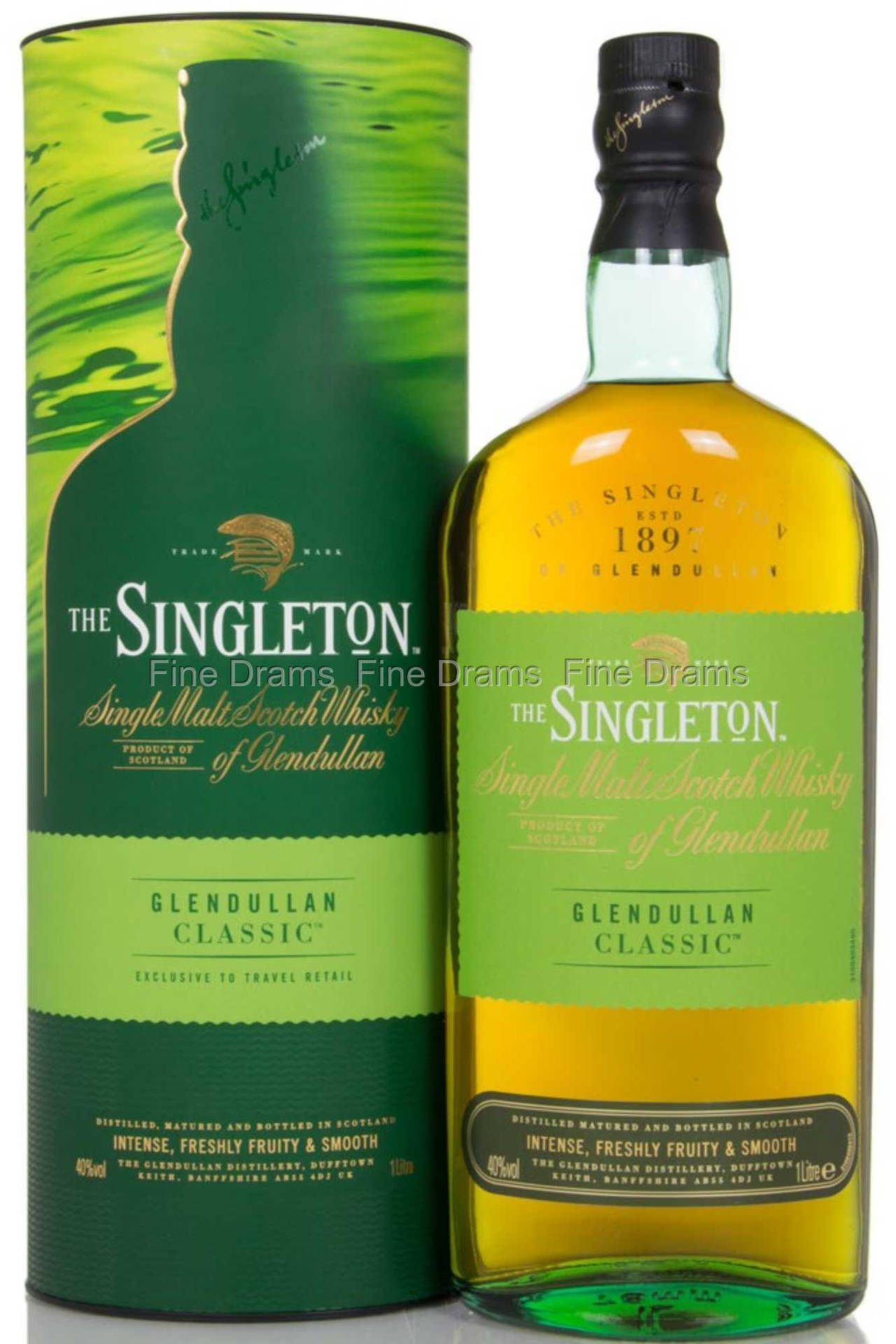 Singleton Glendullan 18 Years Classic Green Wallpaper
