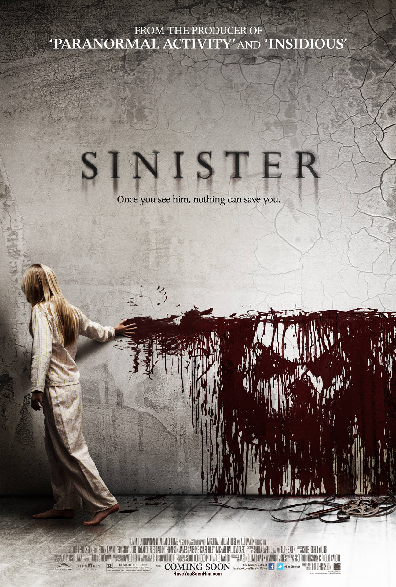 Sinister(2012) Offizielles Filmplakat Wallpaper