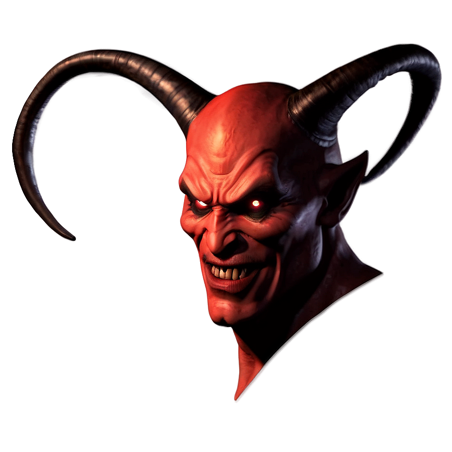 Download Sinister Devil Face Png Aqn | Wallpapers.com