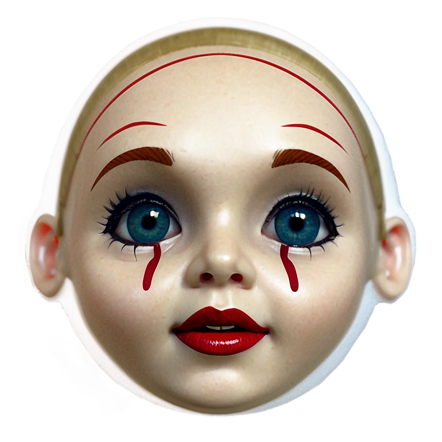 Sinister Doll Face Png 06252024 PNG