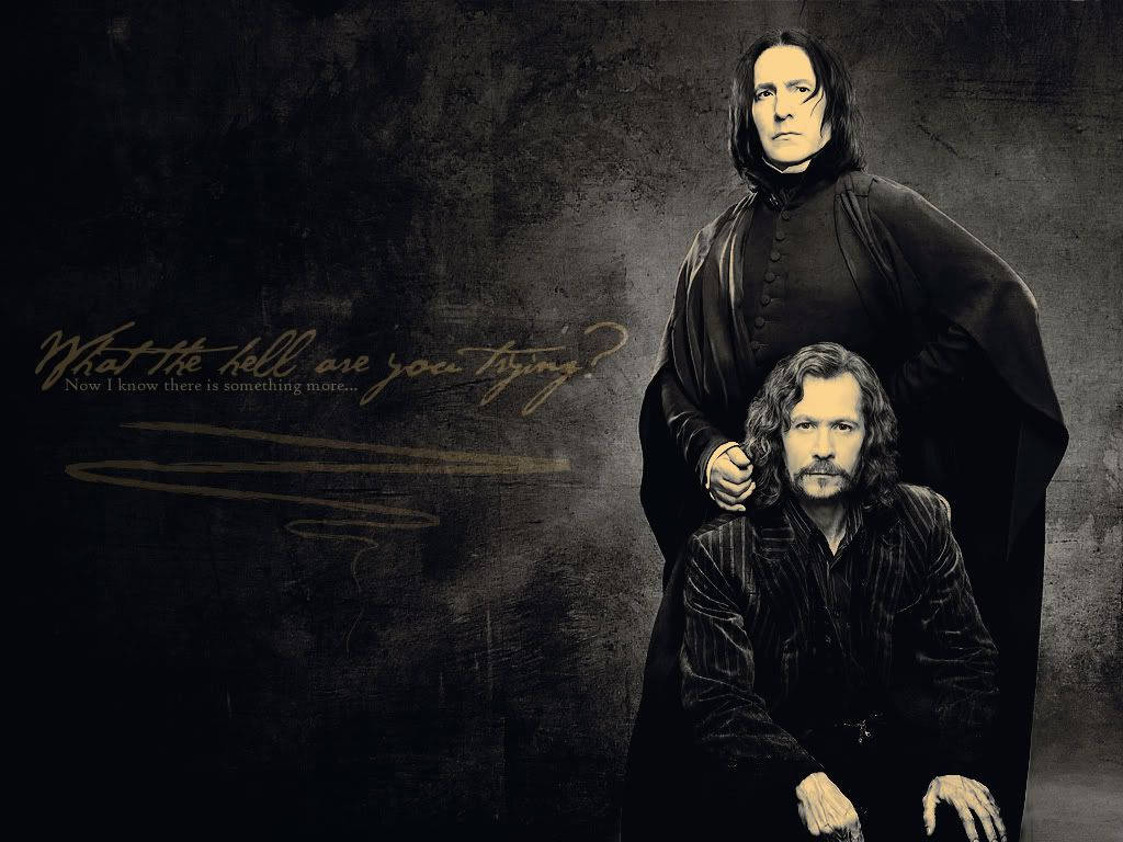 Sirius Black Snape Wallpaper