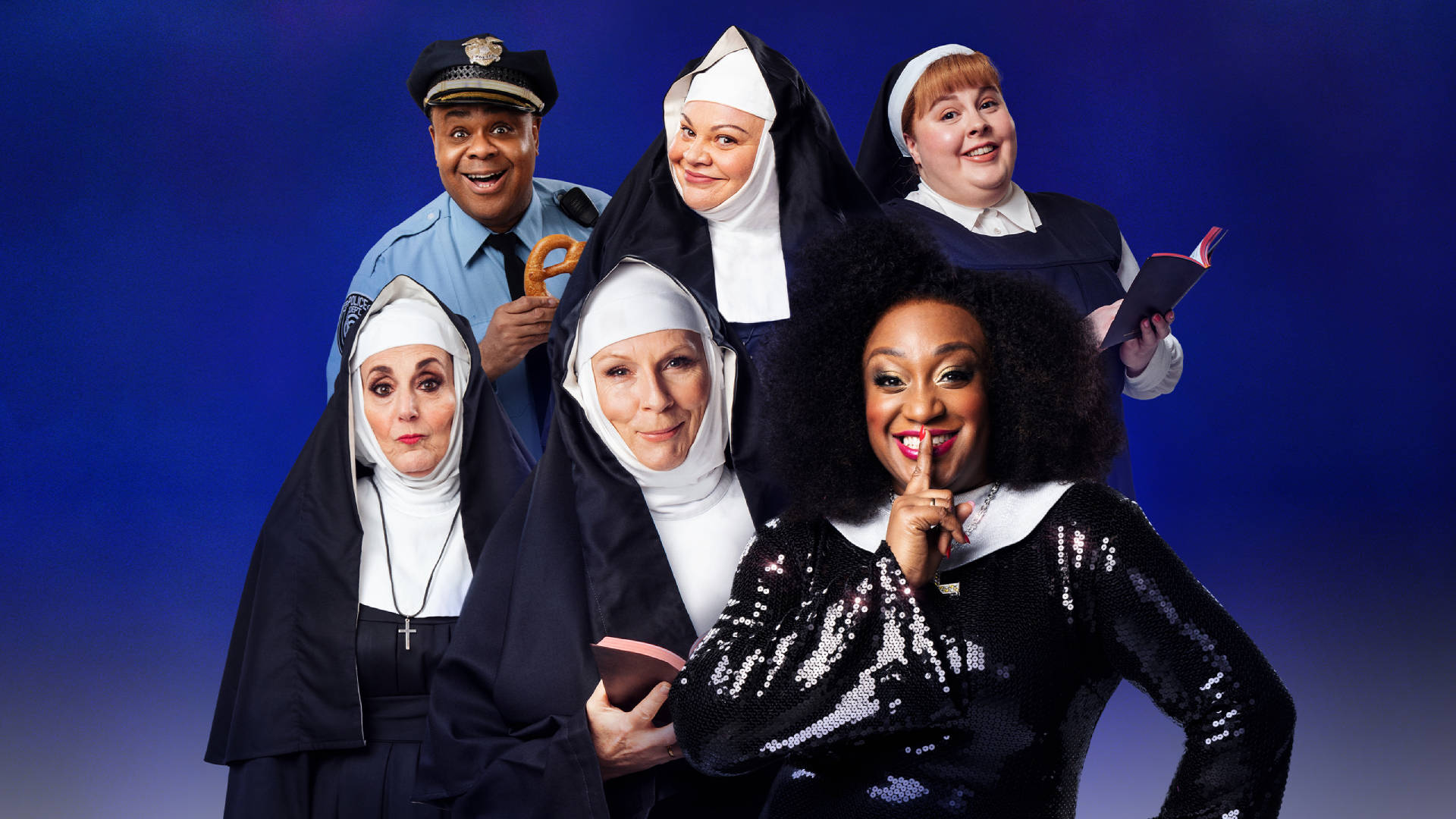 Søsters Act the Musical Nun Habit Tapet Wallpaper