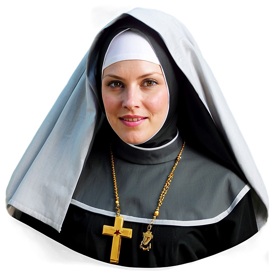 Download Sister Nun Portrait Png 06242024 | Wallpapers.com