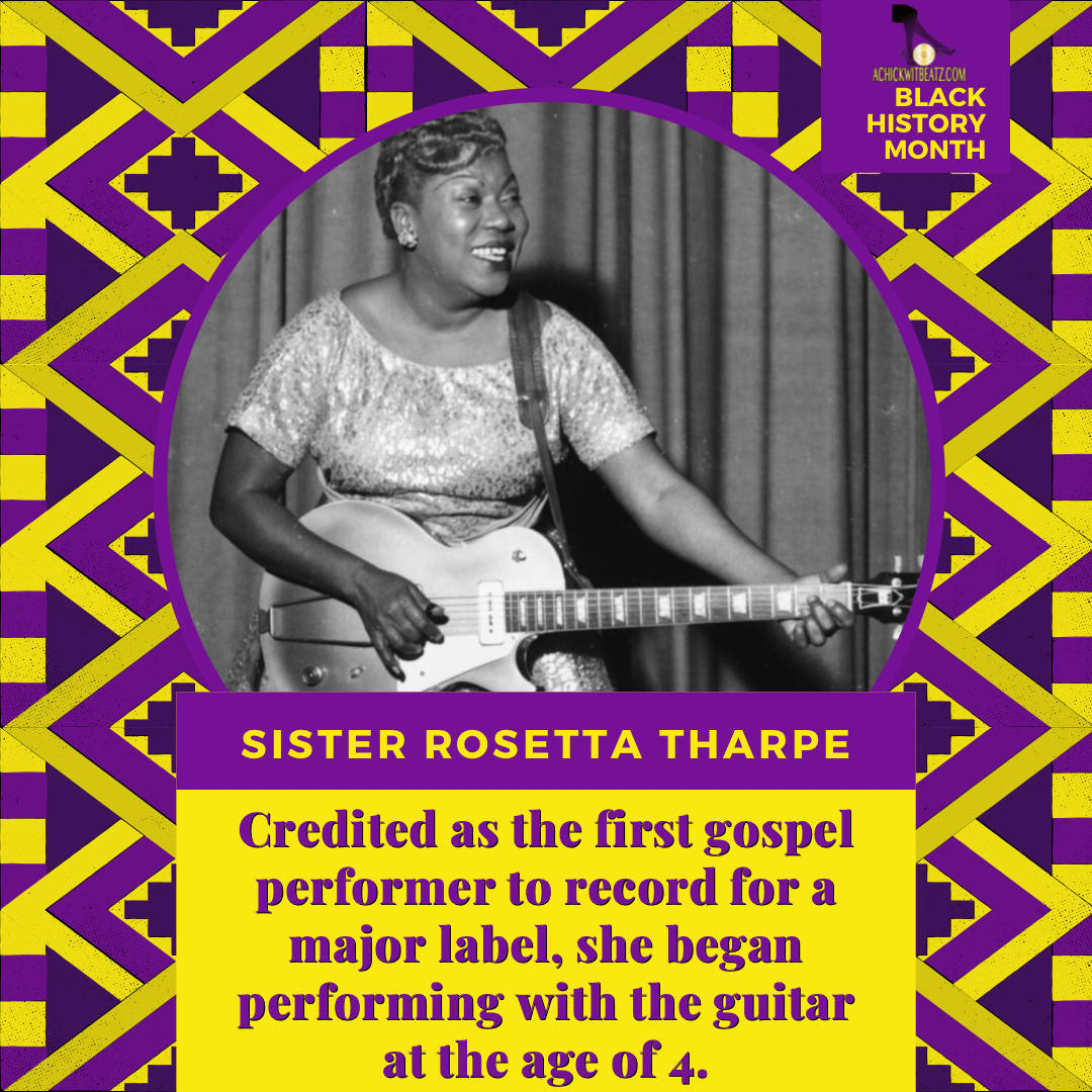 Sister Rosetta Tharpe Introduction Digital Art Wallpaper