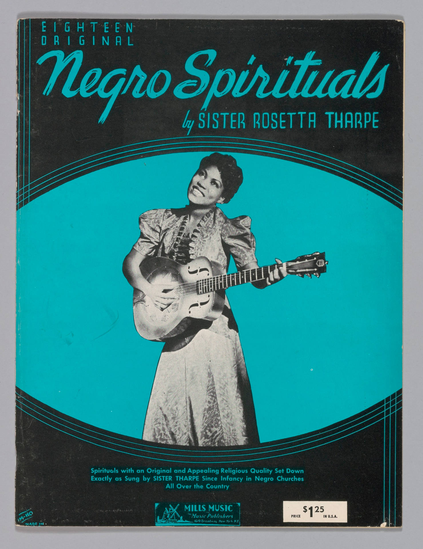 Søster Rosetta Tharpe Negro Spirituals Album Art Wallpaper Wallpaper