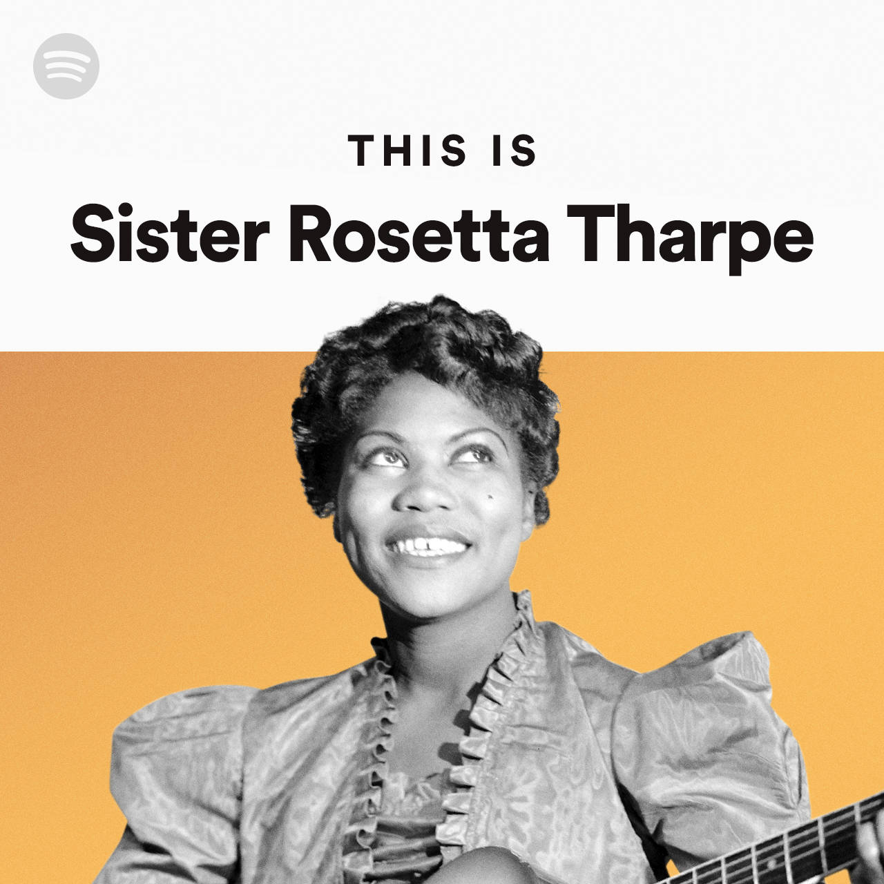 Søster Rosetta Tharpe Spotify Afspilningsliste Omslag Wallpaper