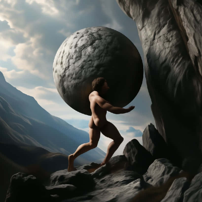 Sisyphus_ Eeuwige_ Strijd Achtergrond