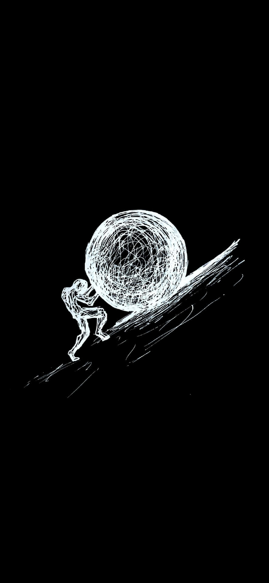 Sisyphus_ Eternal_ Struggle_ Artwork Wallpaper