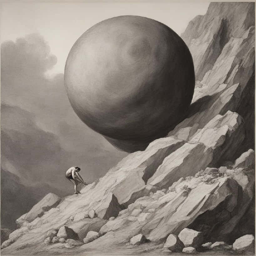 Sisyphus Eeuwige Strijd Achtergrond