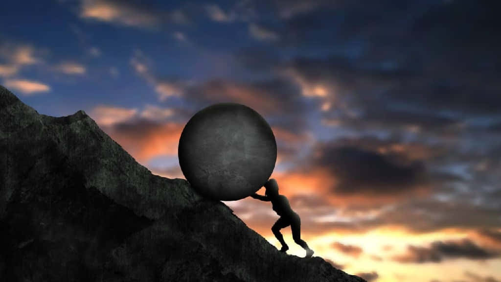 Sisyphus Eeuwige Strijd.jpg Achtergrond