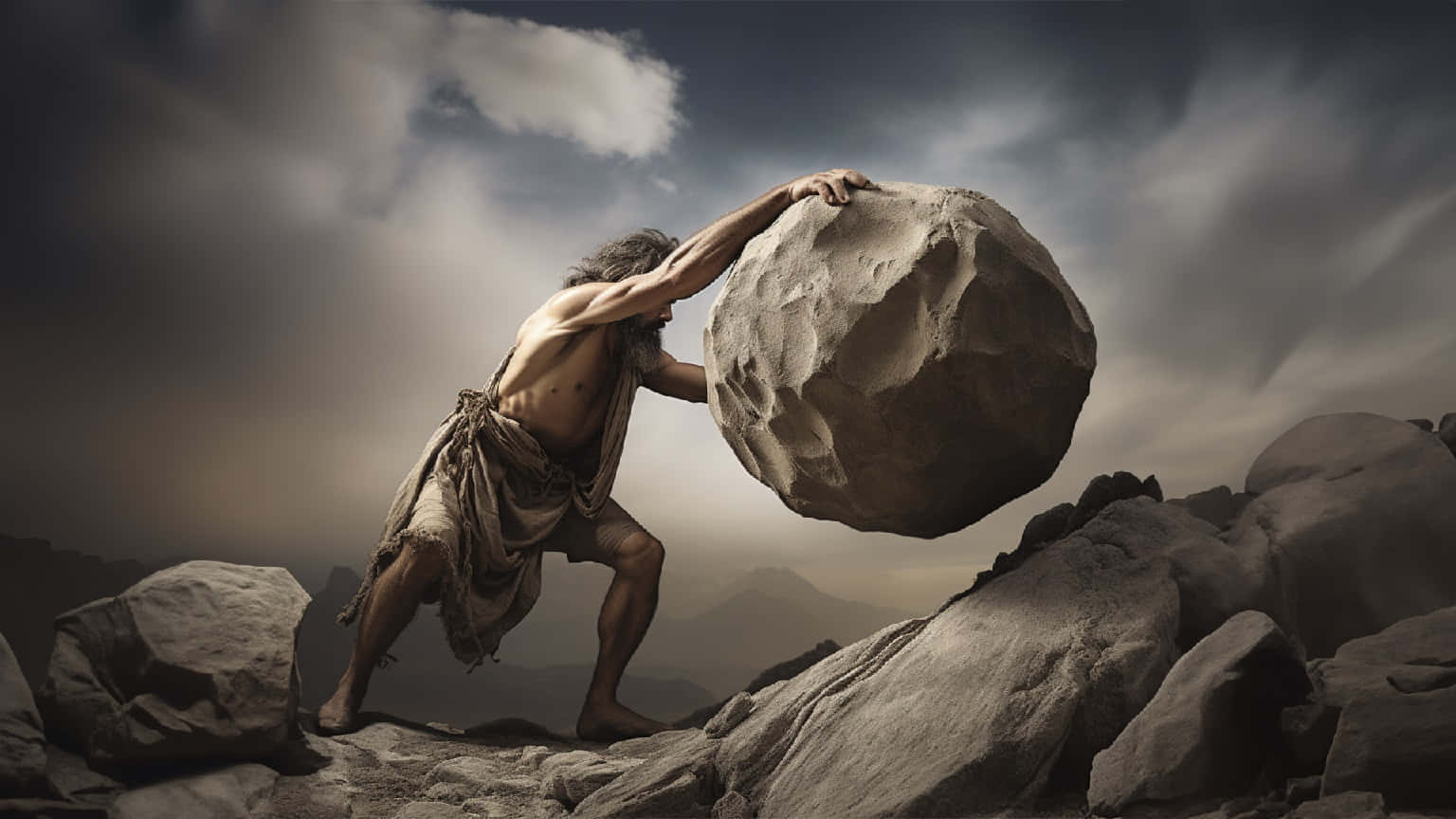 Sisyphus Eeuwige Strijd Achtergrond