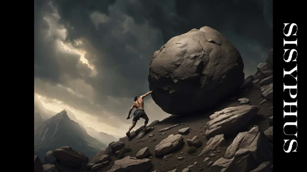 Download Sisyphus_ Eternal_ Struggle Wallpaper | Wallpapers.com