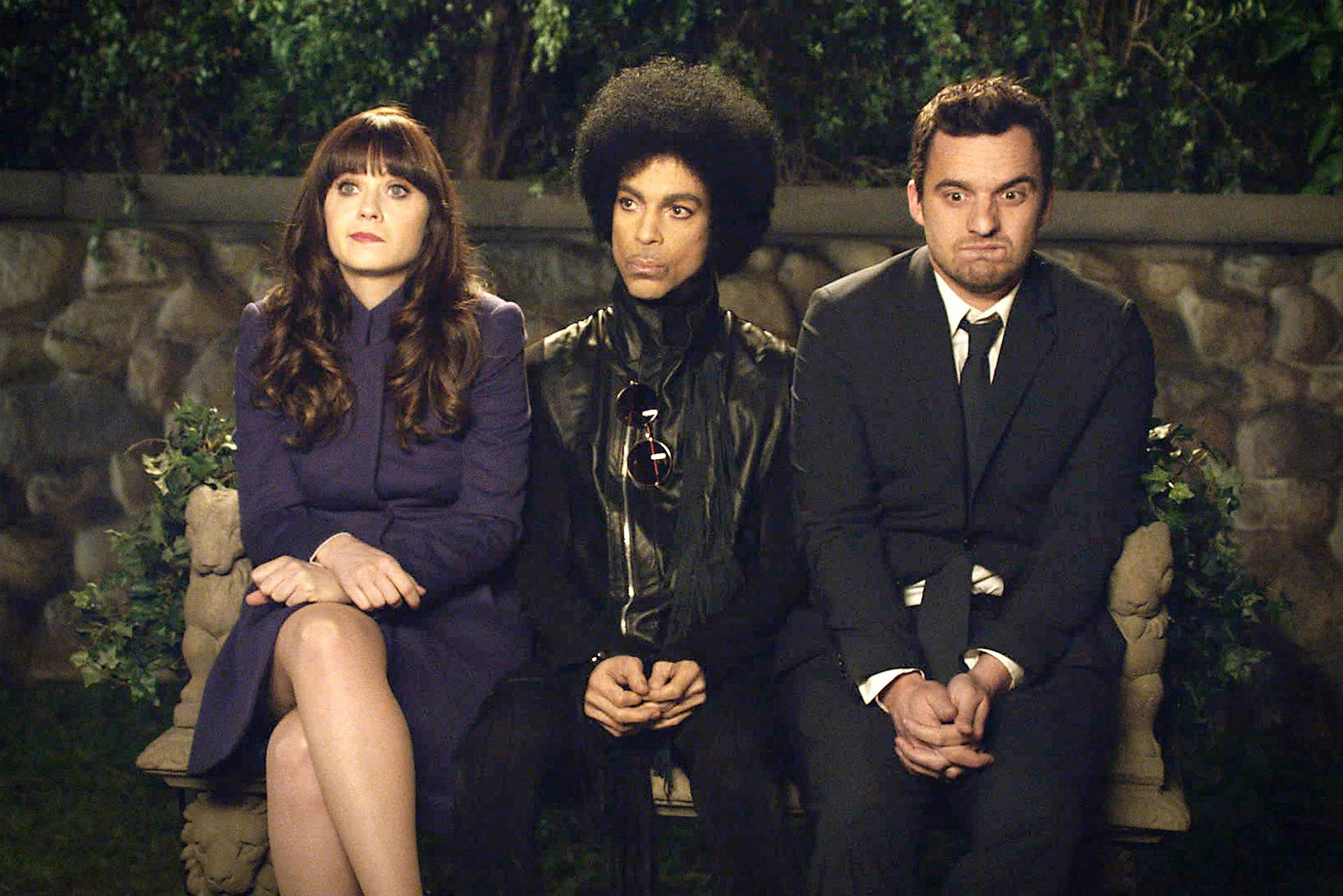 Sitcom New Girl With American Singer-songwriter Prince Wallpaper