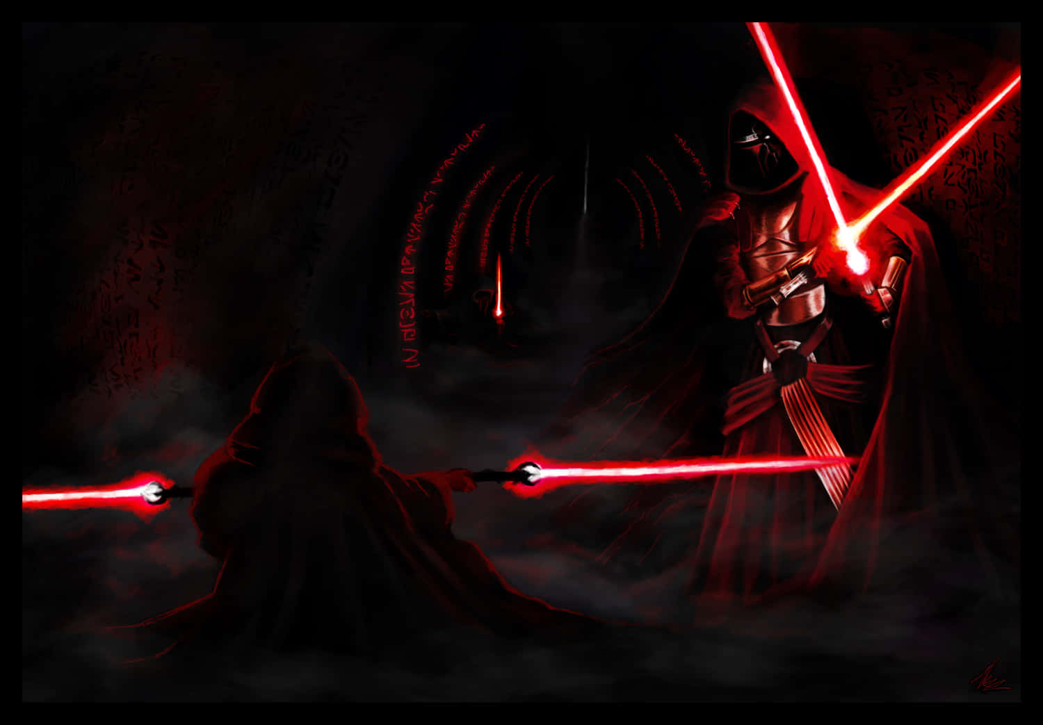 Elpoder Y La Fuerza De Un Lord Sith. Fondo de pantalla