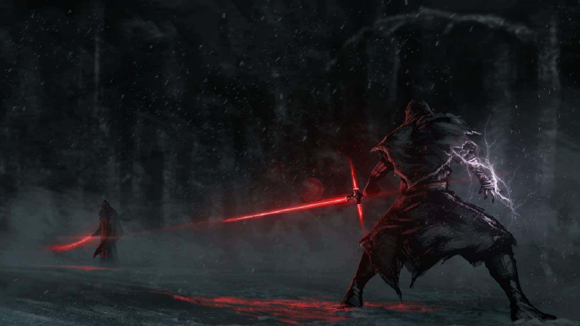 The Dark Side of the Force is Rising" Wallpaper