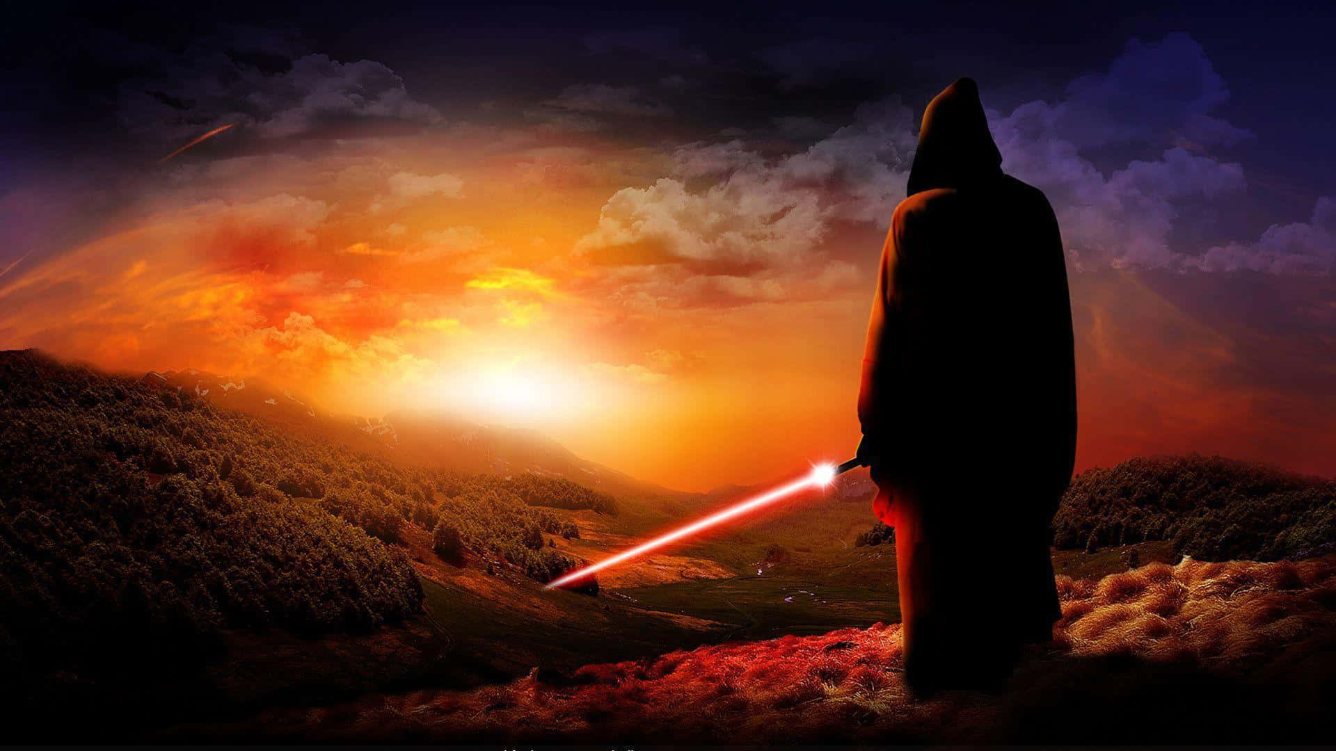 Sith Lord Sunset Vigil Wallpaper